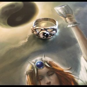 Sterling Silver Yin Yang Ring & Matching Journal